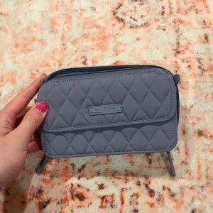 Vera Bradley Quilted Blue Wallet/Bag